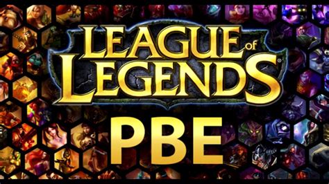 league of legends pbe.